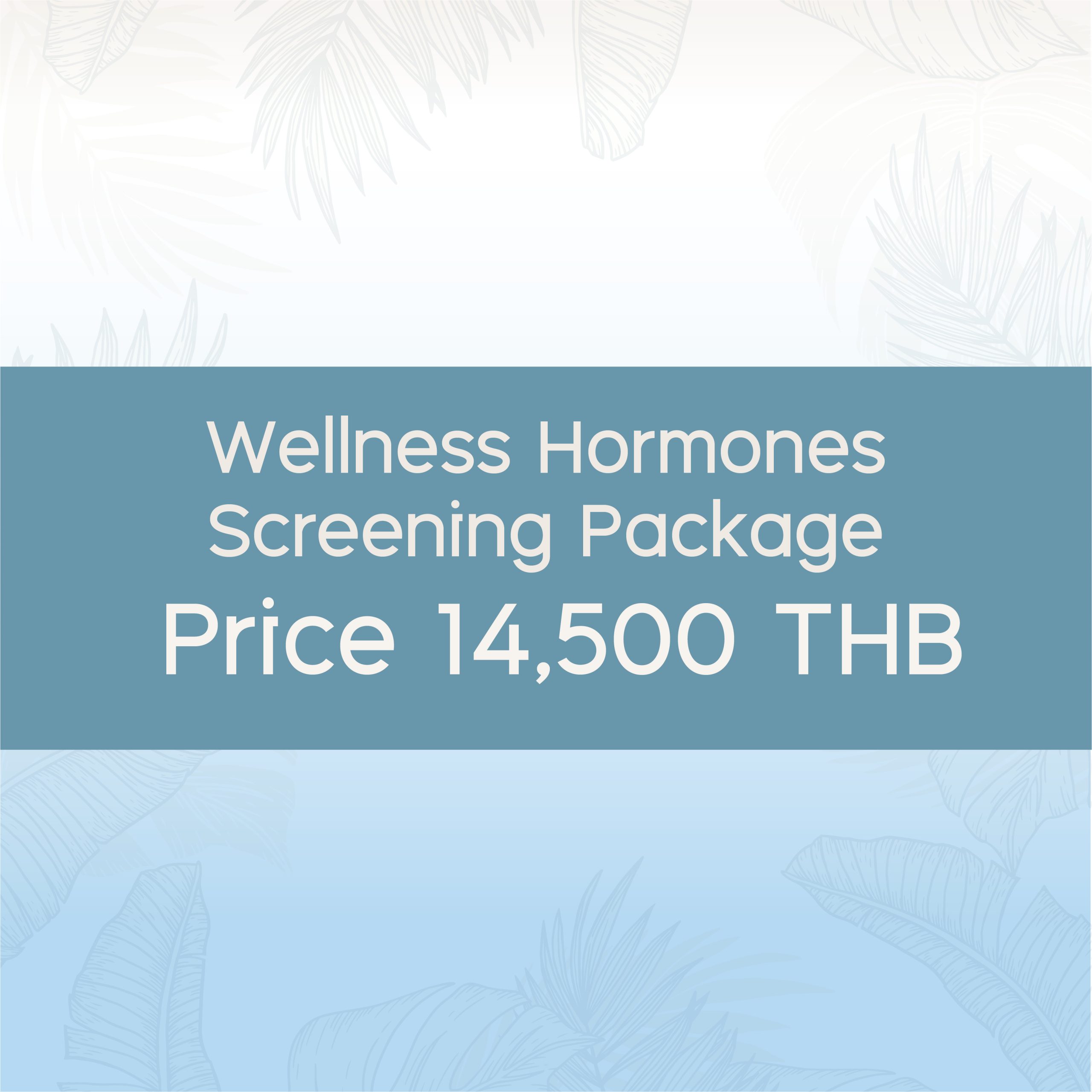 BSH Wellness Hormones Screening Package